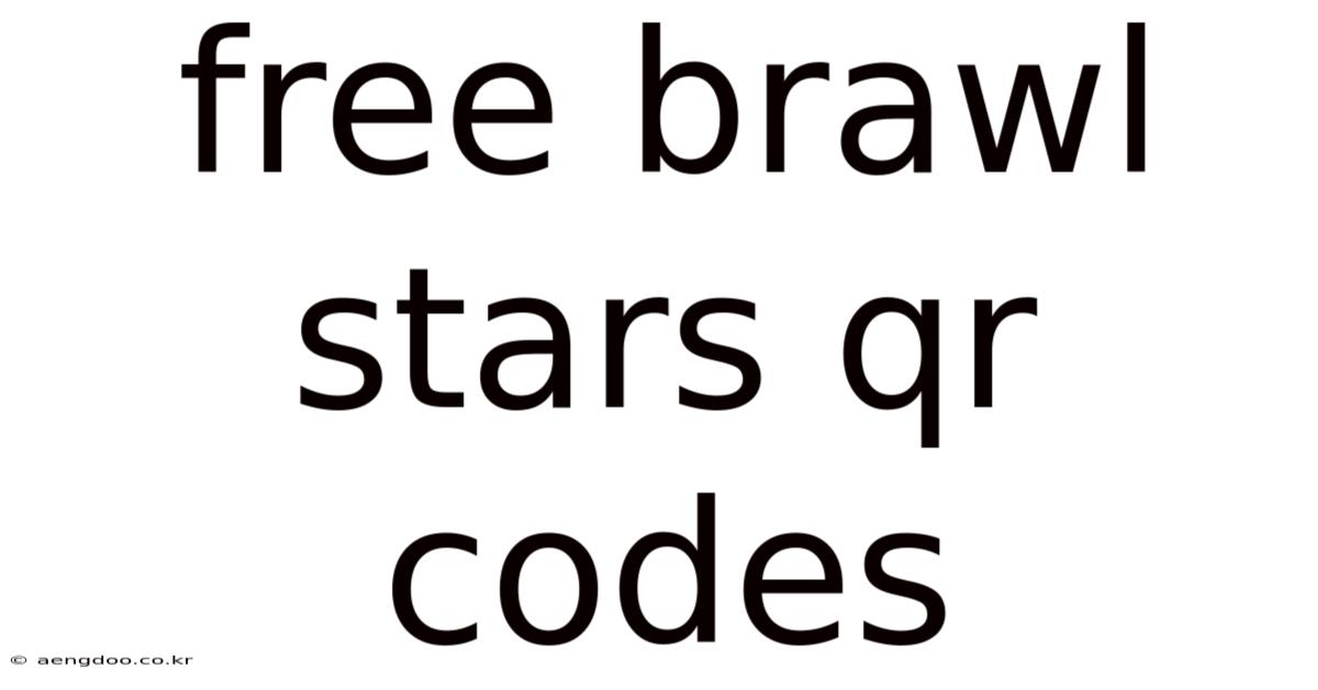 Free Brawl Stars Qr Codes