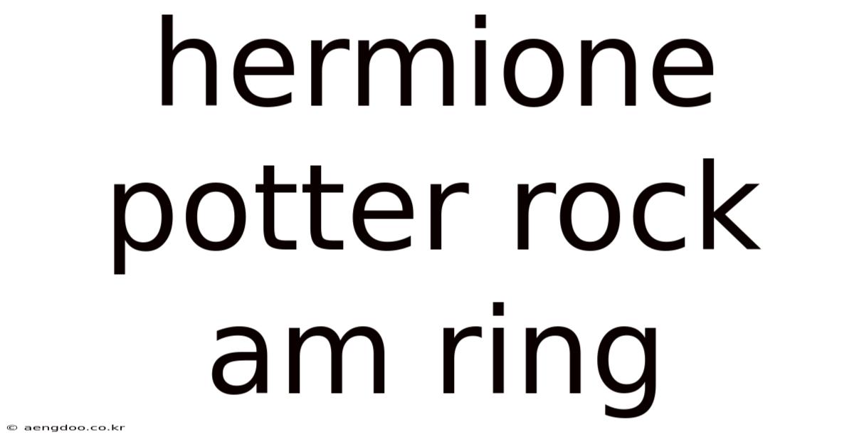 Hermione Potter Rock Am Ring