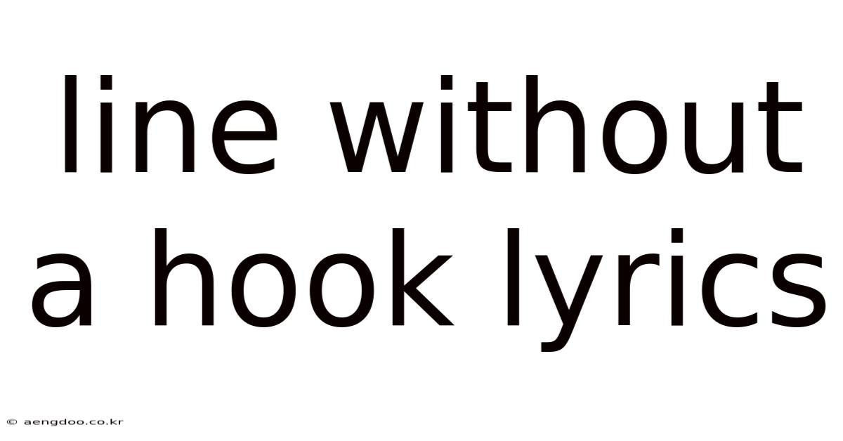 Line Without A Hook Lyrics