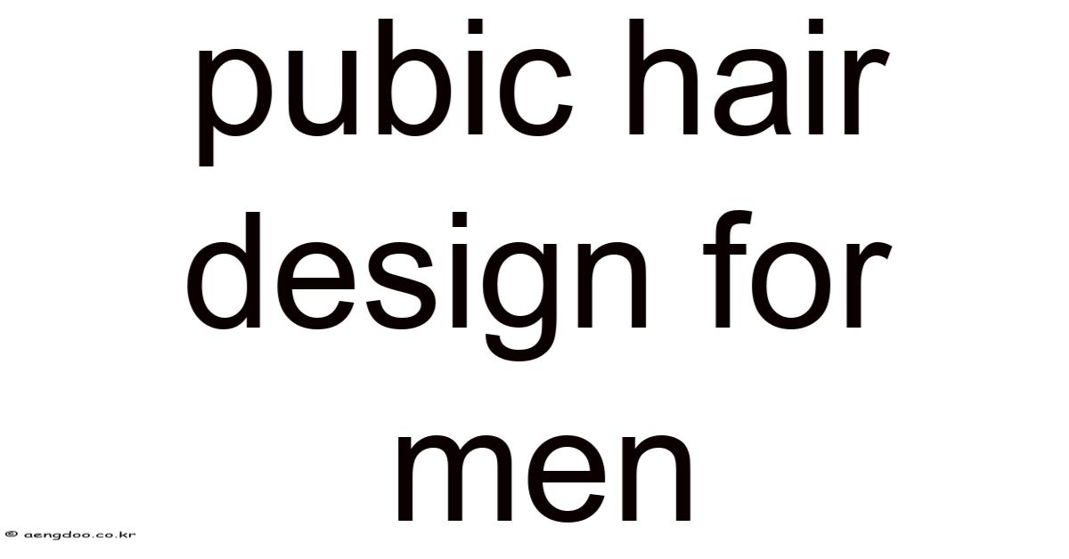 Pubic Hair Design For Men — free download